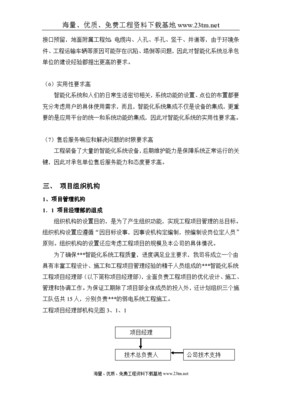 小区智能化施工组织设计,小区智能化施工组织设计案例