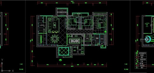 家装设计cad图纸,家装cad施工图全套